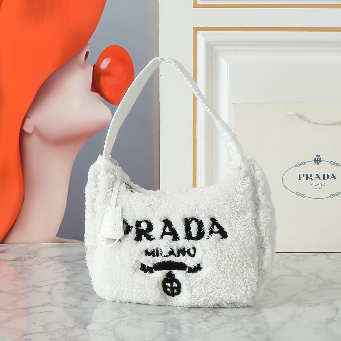 Prada Faux Fur Bag