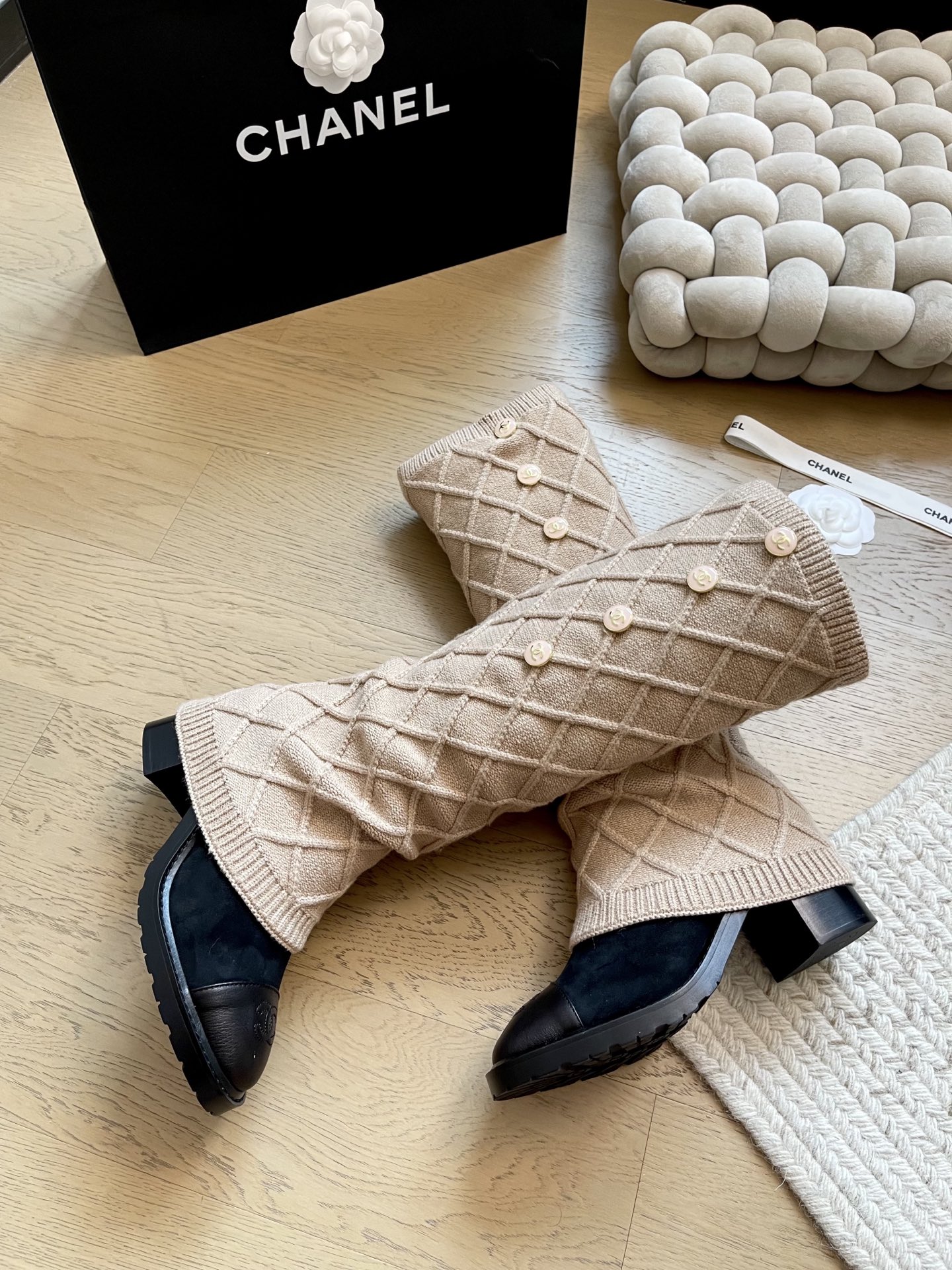 Chanel High-Top Boots