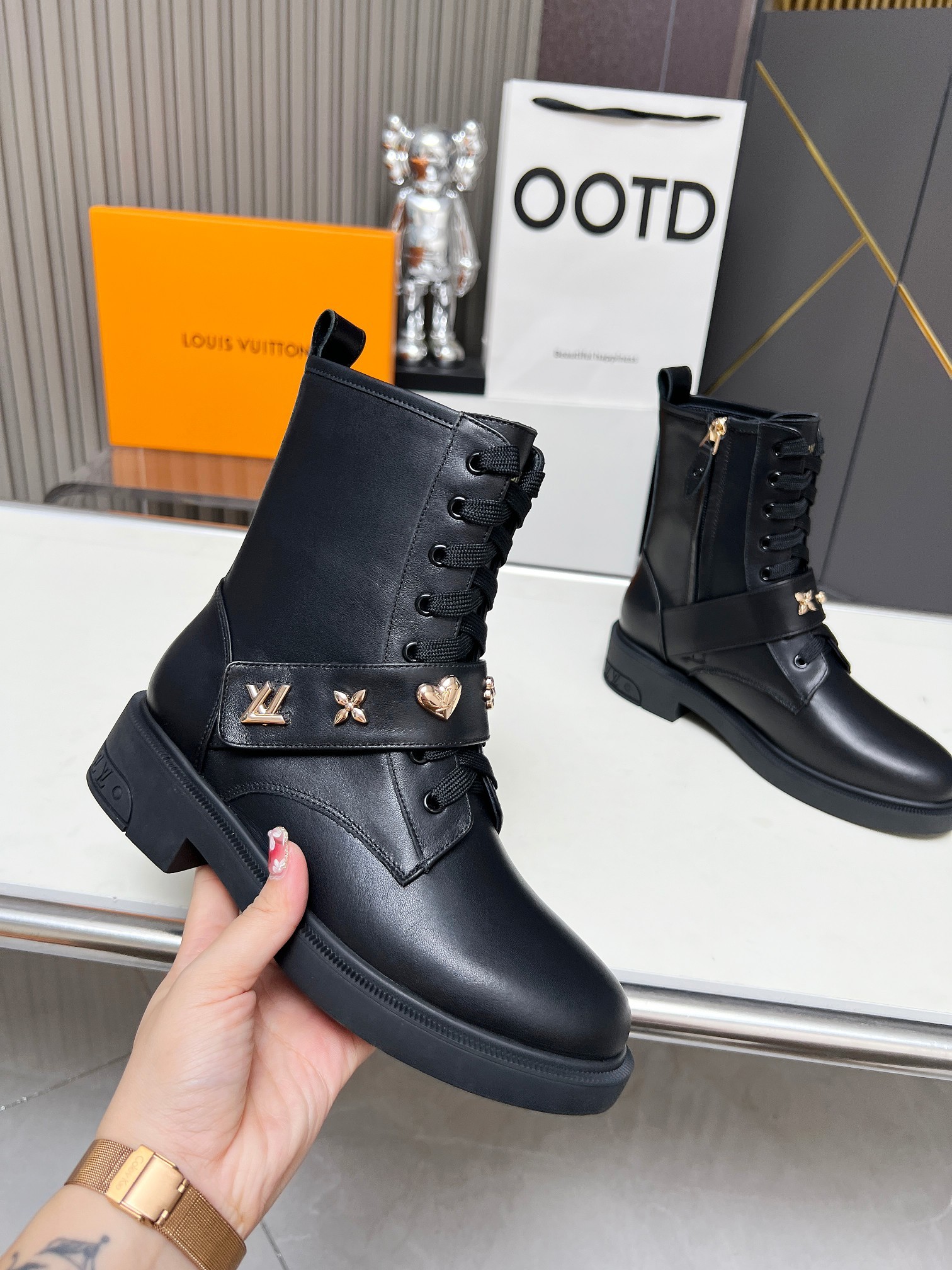 LV Monogram Boots