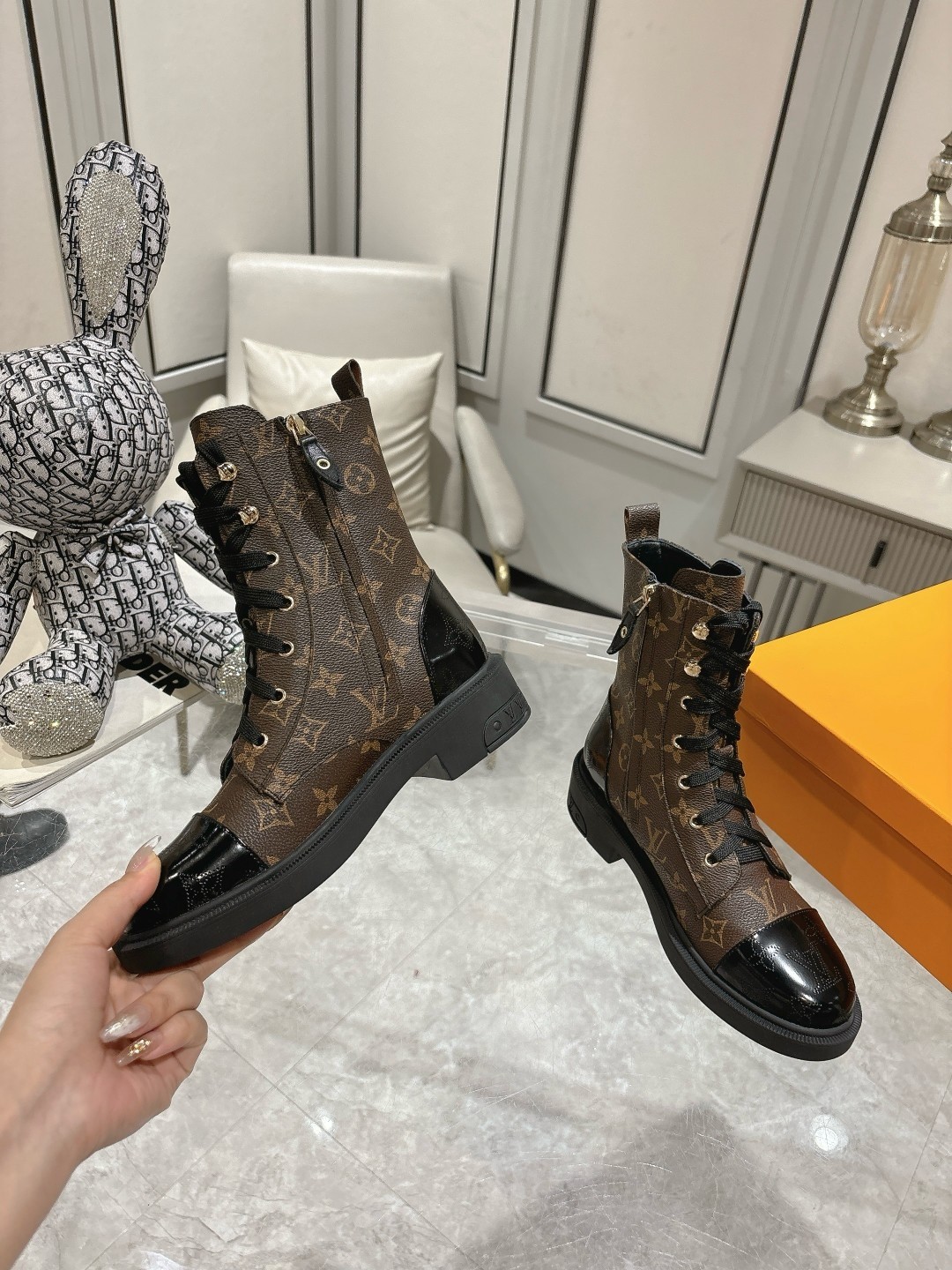 LV Monogram Boots