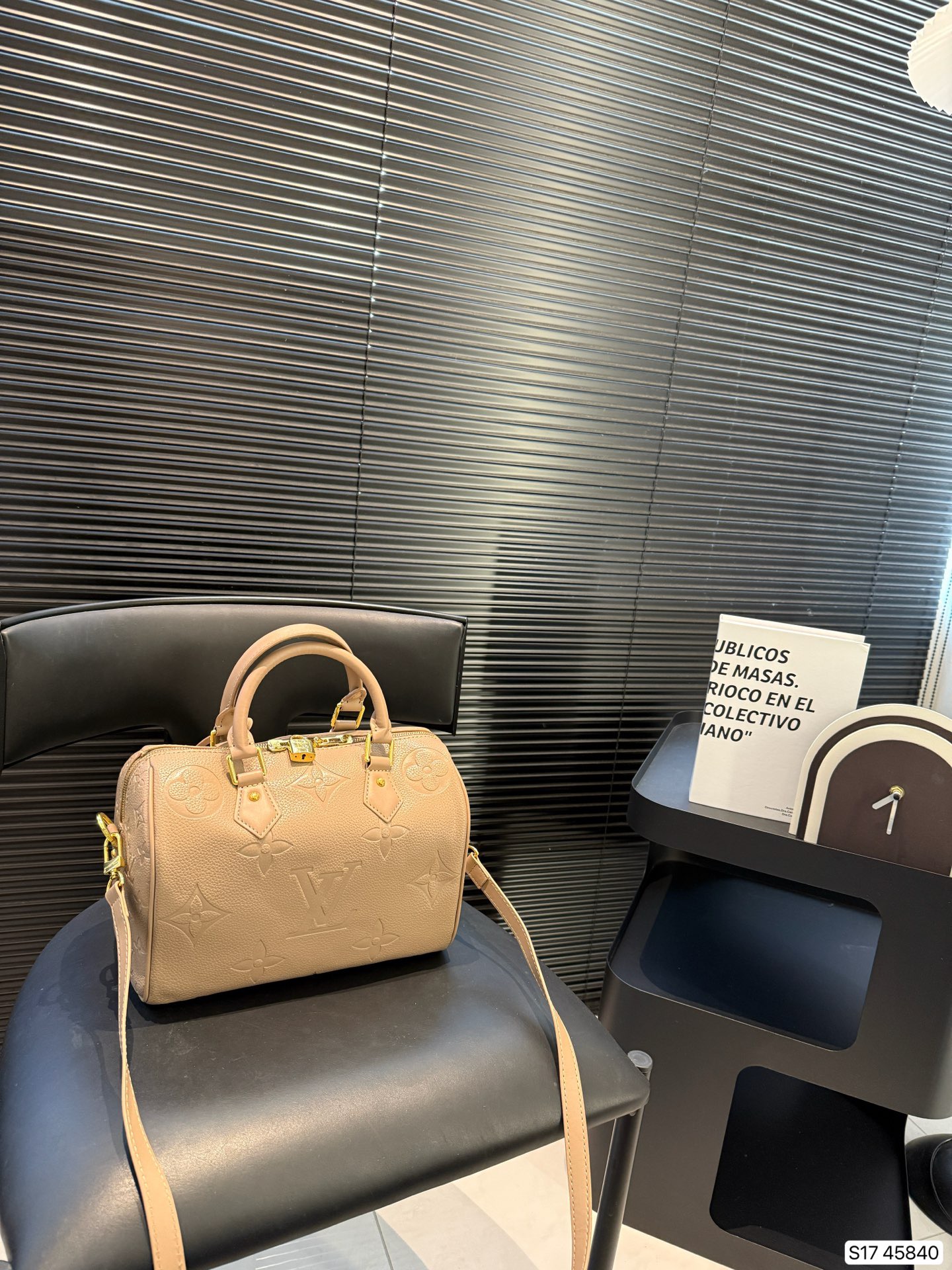 LV Embossed Pillow Bag