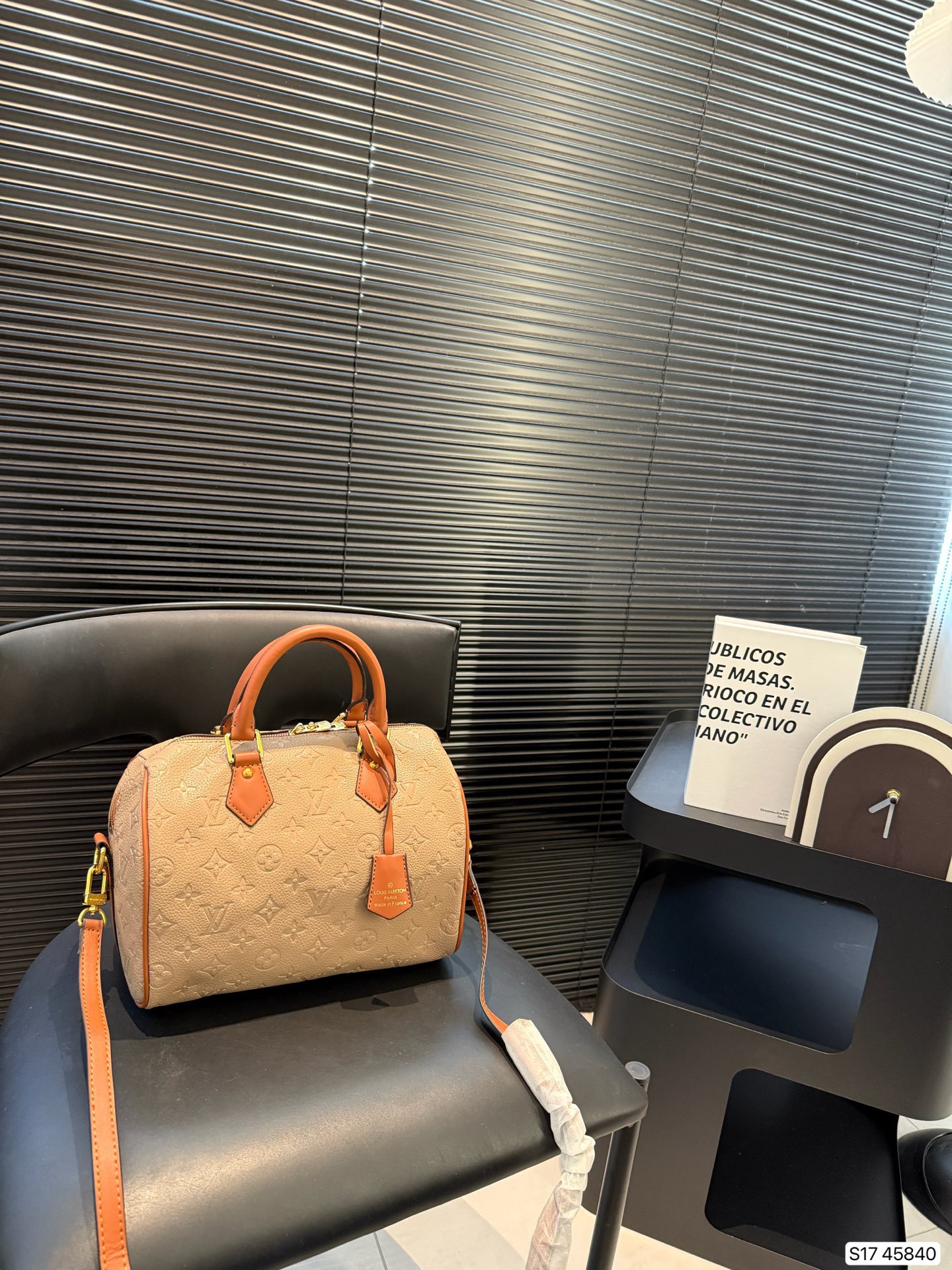 LV Embossed Pillow Bag