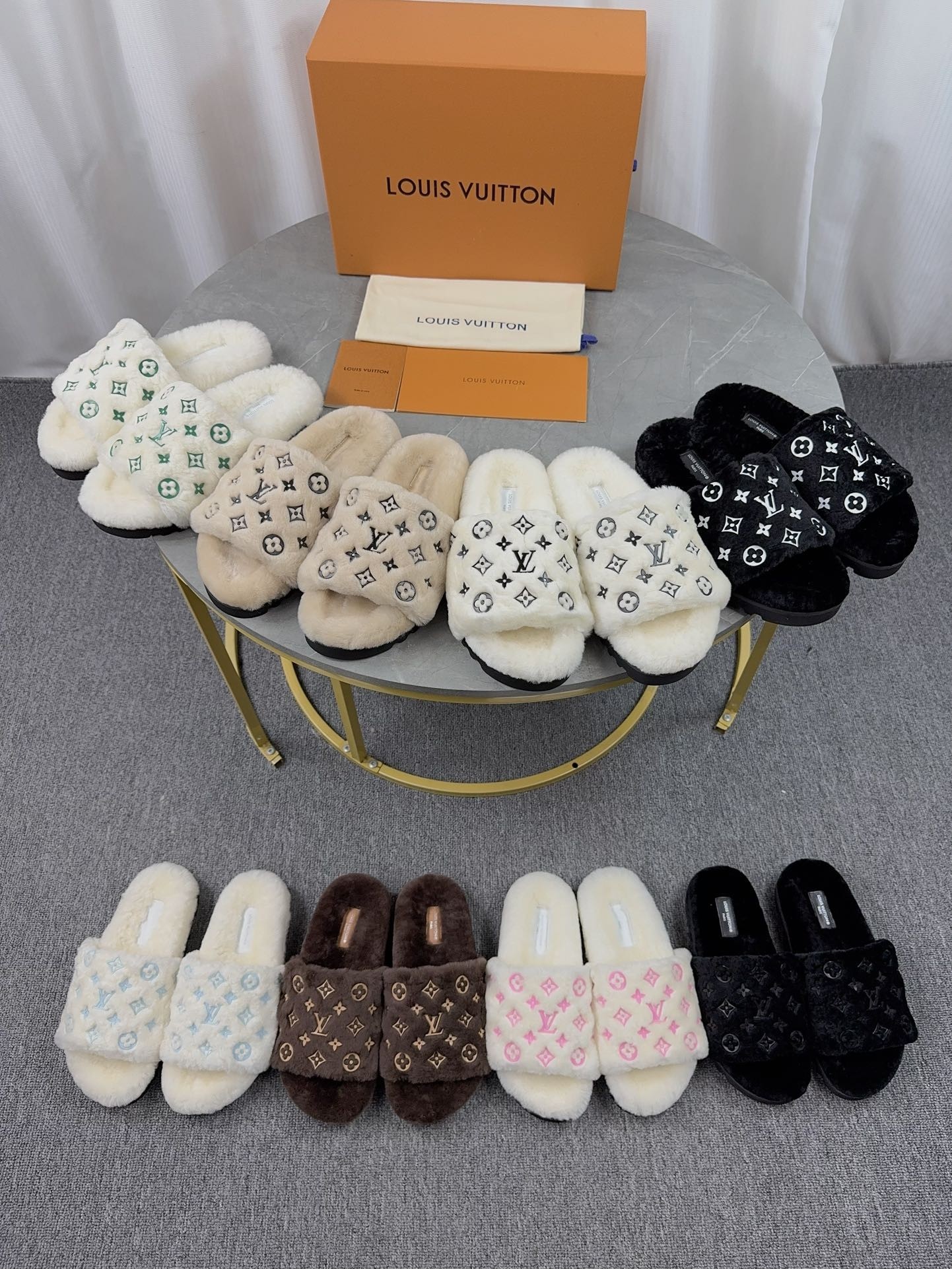 LV Cotton Slippers