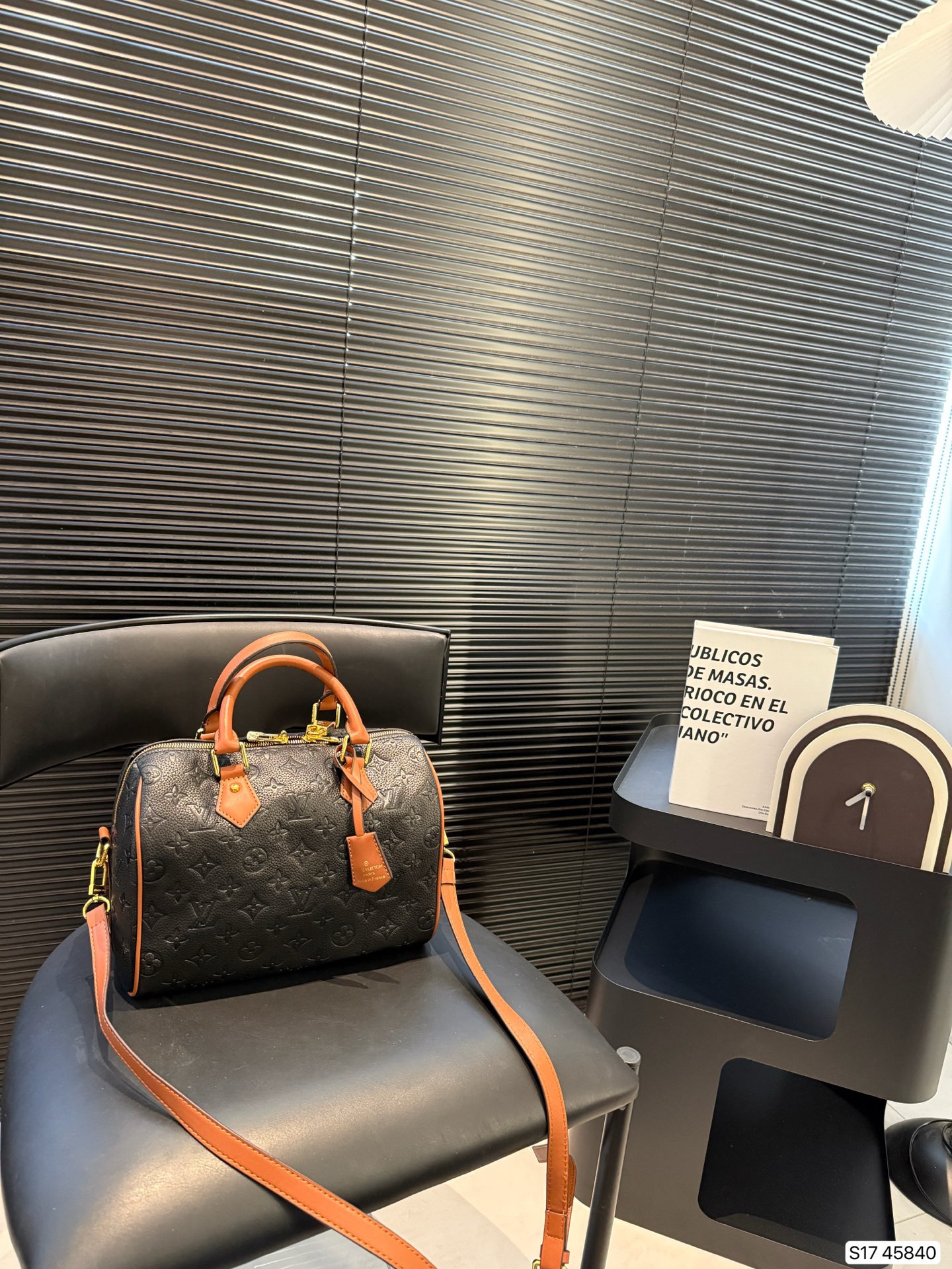 LV Embossed Pillow Bag