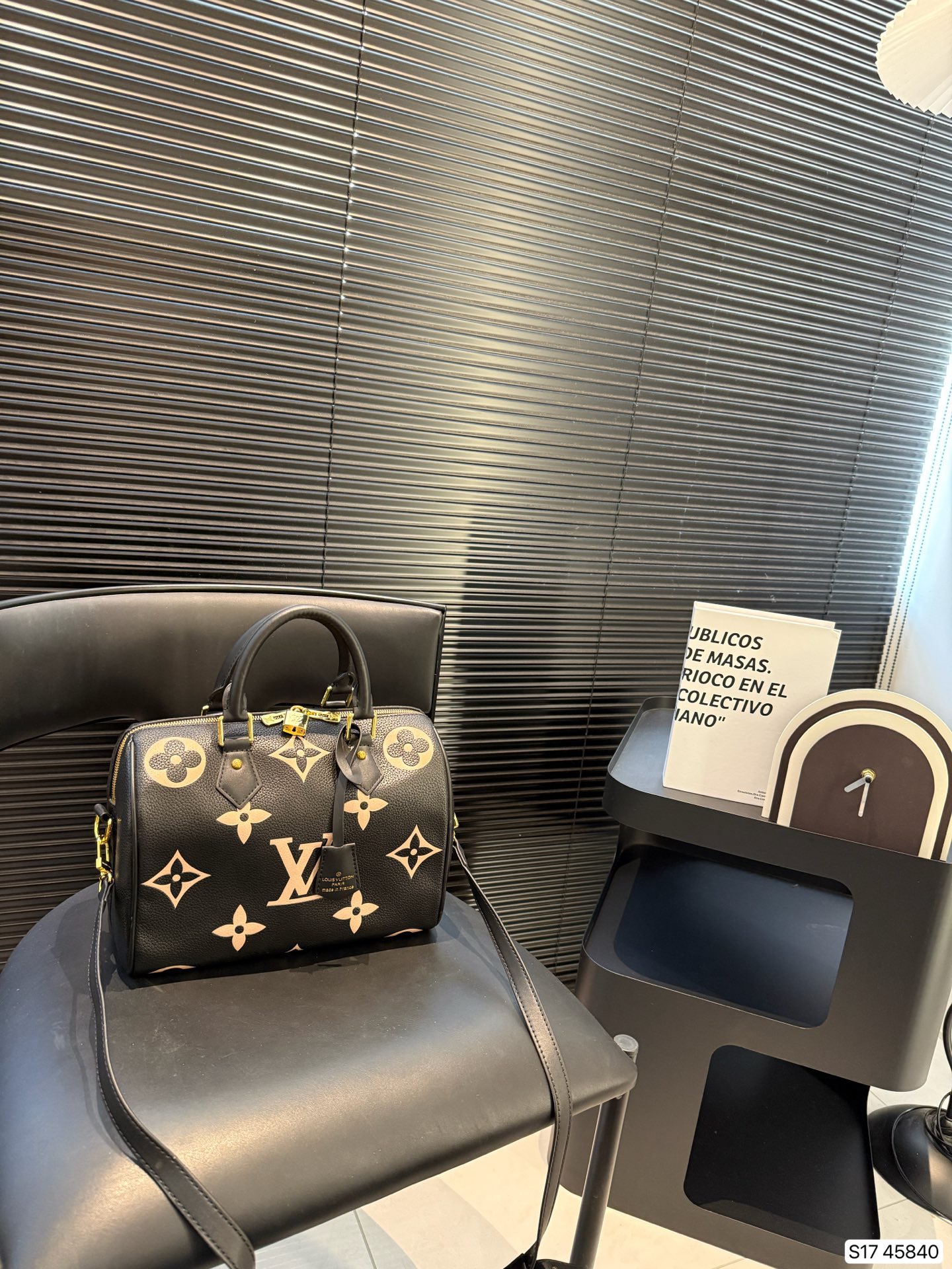 LV Embossed Pillow Bag