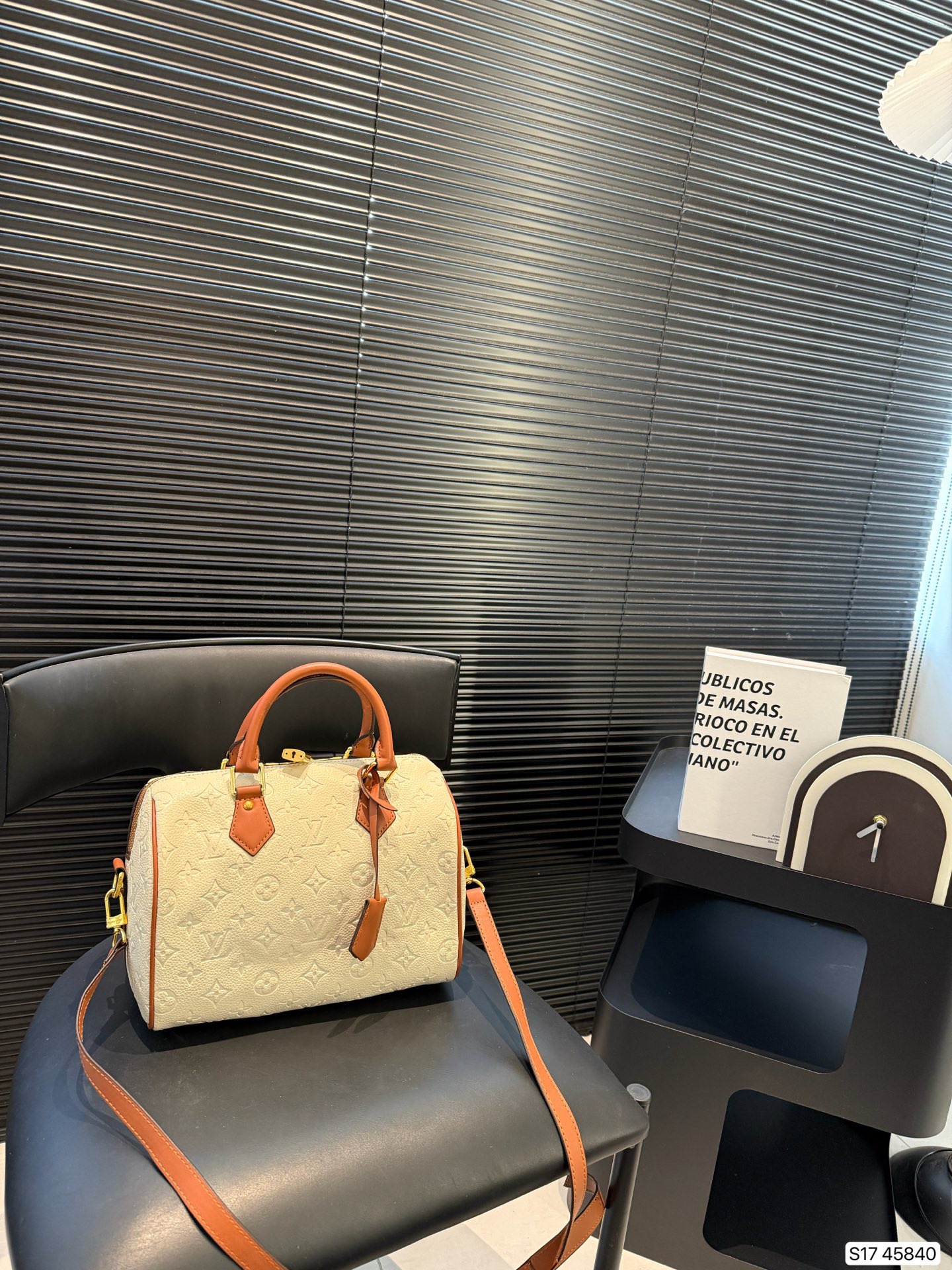 LV Embossed Pillow Bag