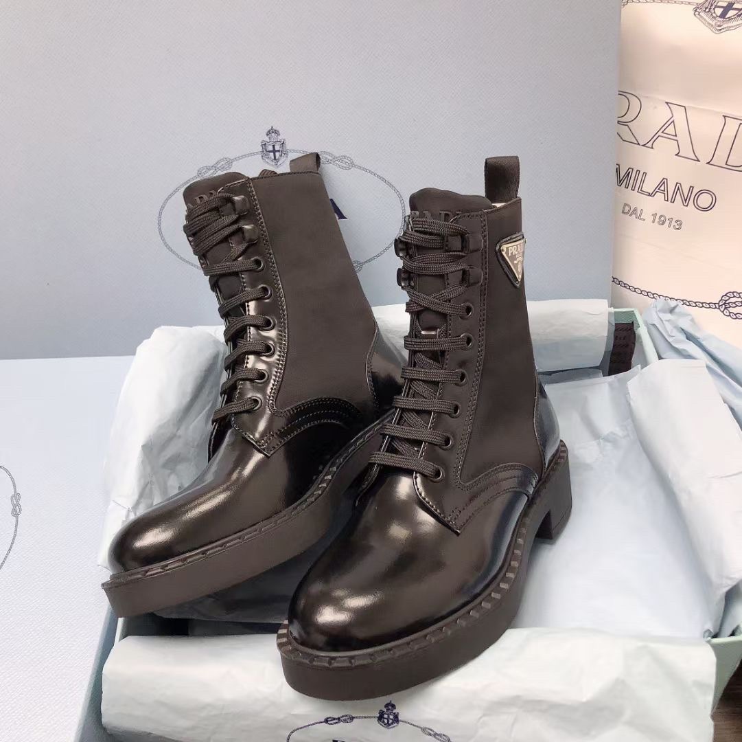 Prada Platform Ankle Boots
