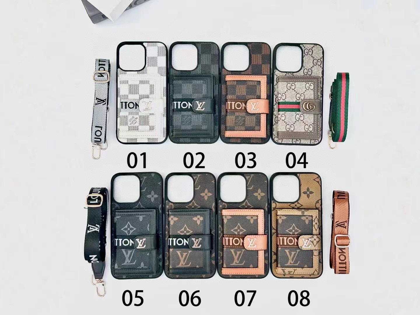 LV iPhone Card Holder Case