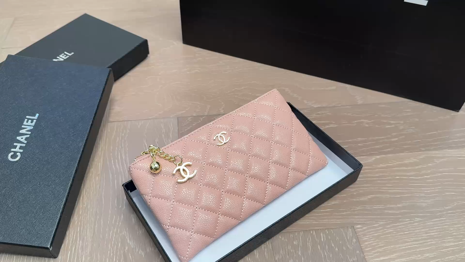 Chanel Classic small zipped pouch