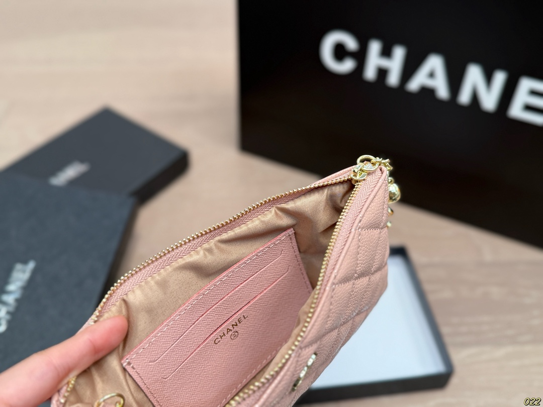 Chanel Classic small zipped pouch