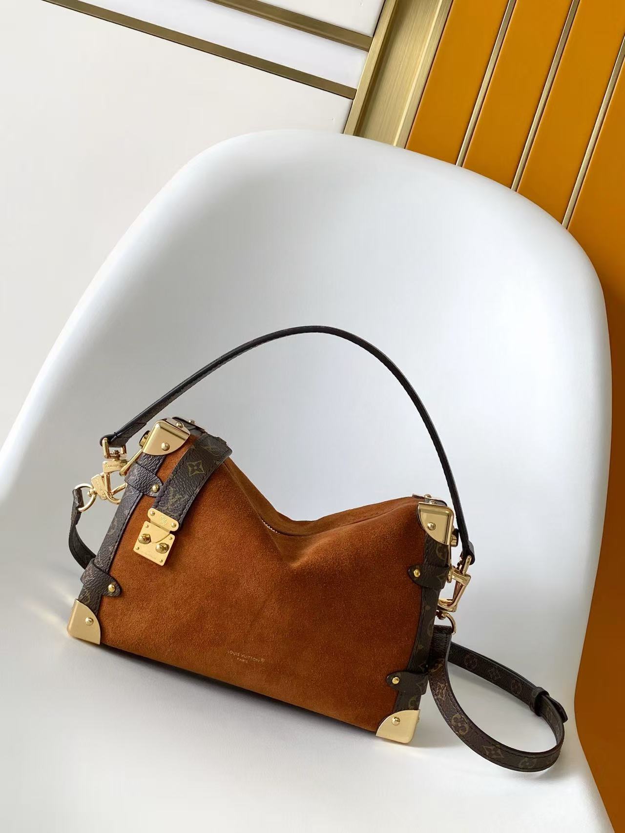 LV Side Trunk Crossbody Bag