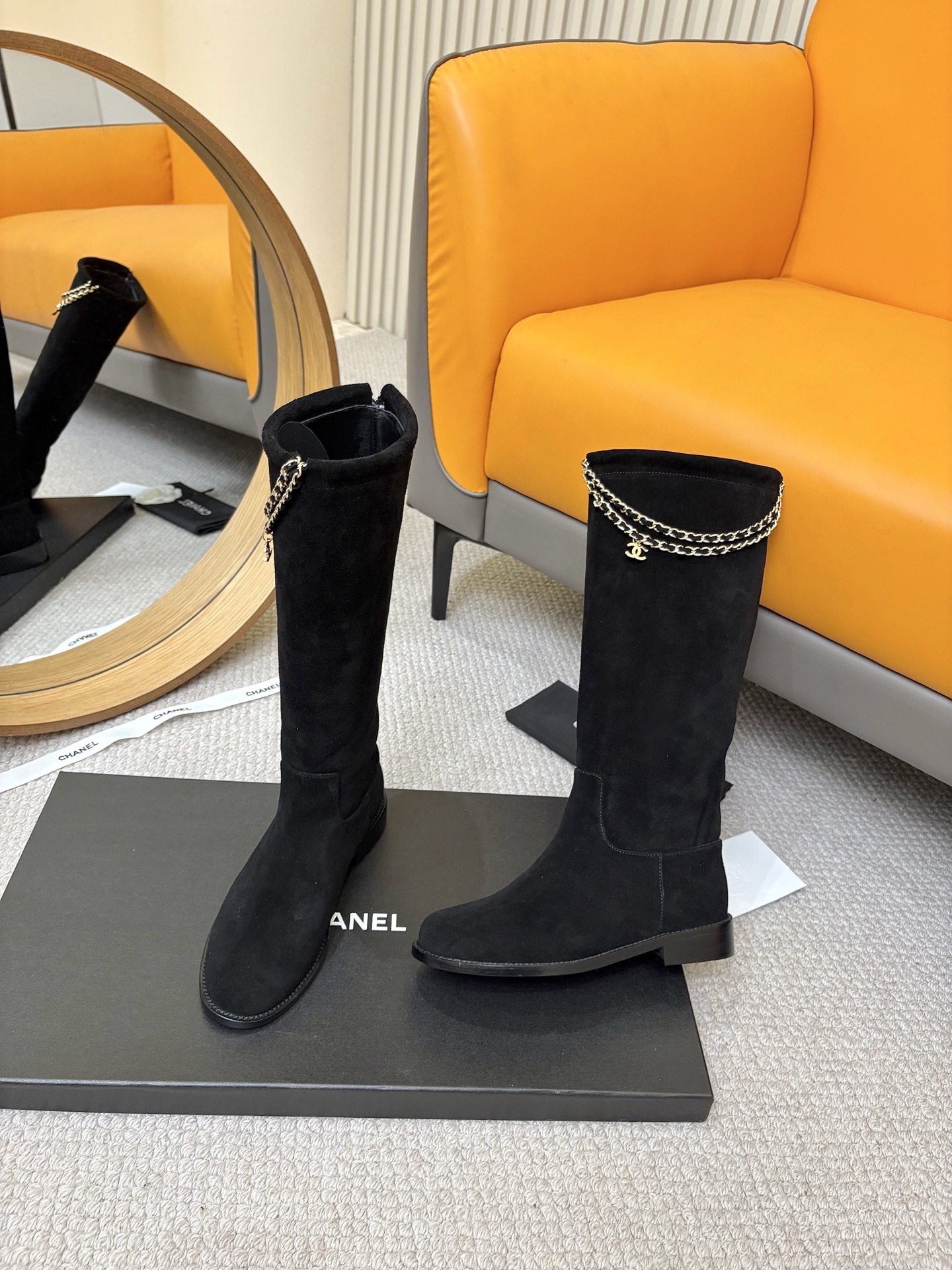 Chanel Rider Boots