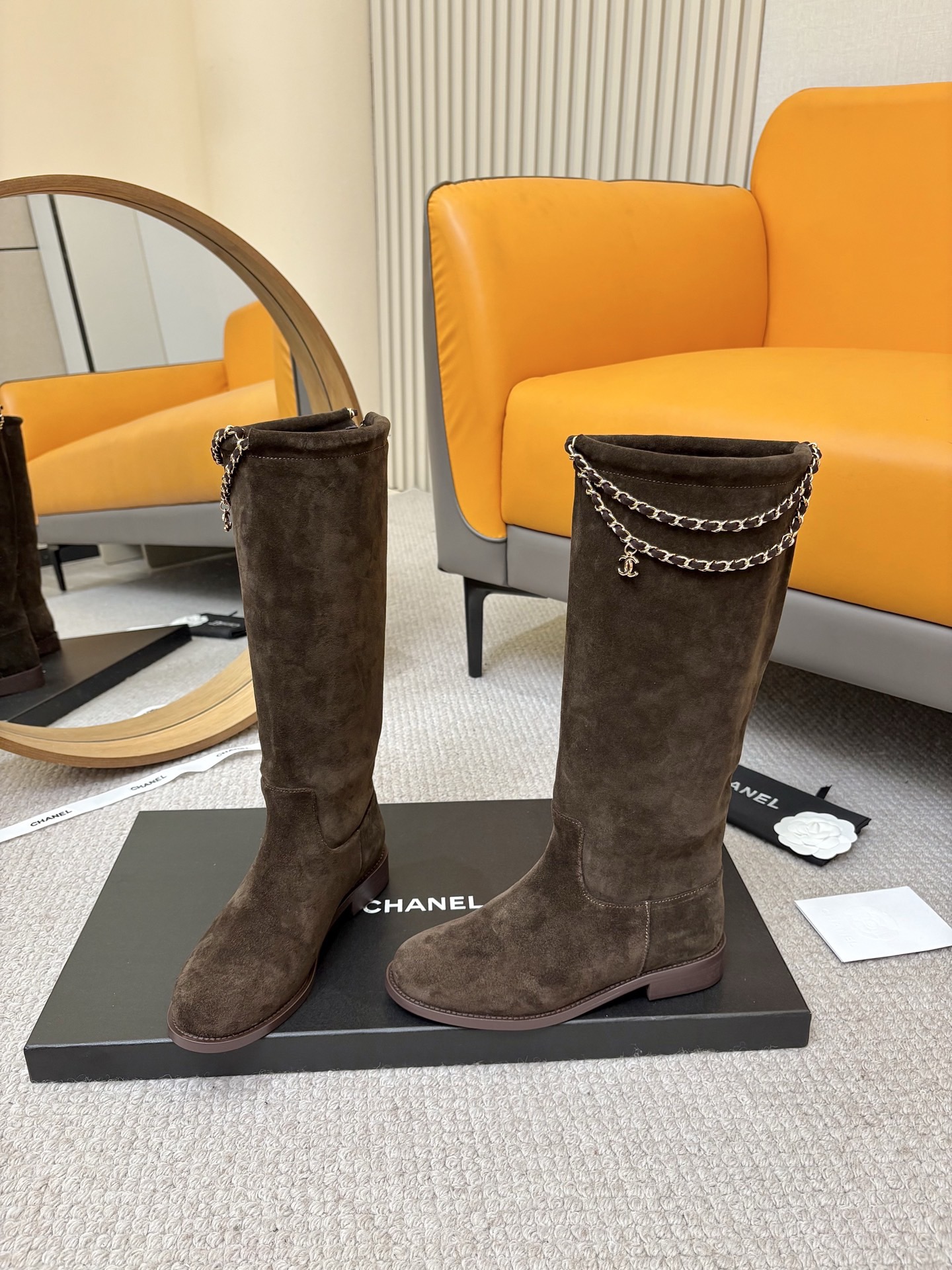 Chanel Rider Boots