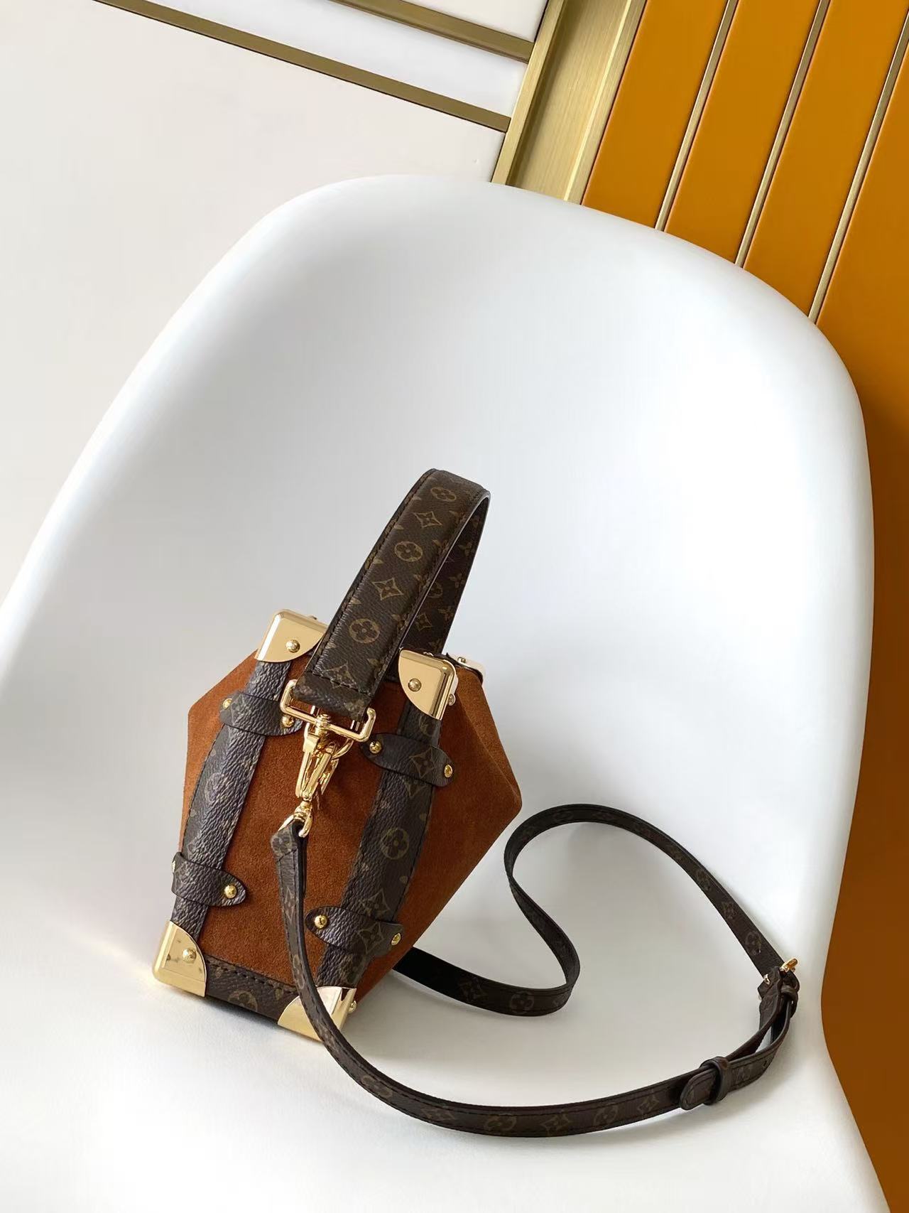 LV Side Trunk Crossbody Bag