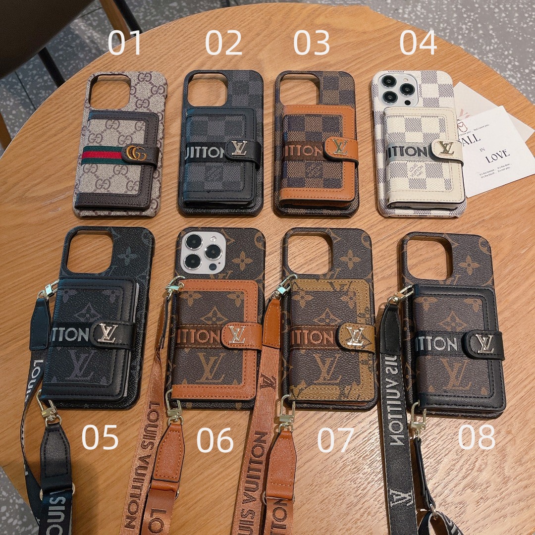LV iPhone Card Holder Case