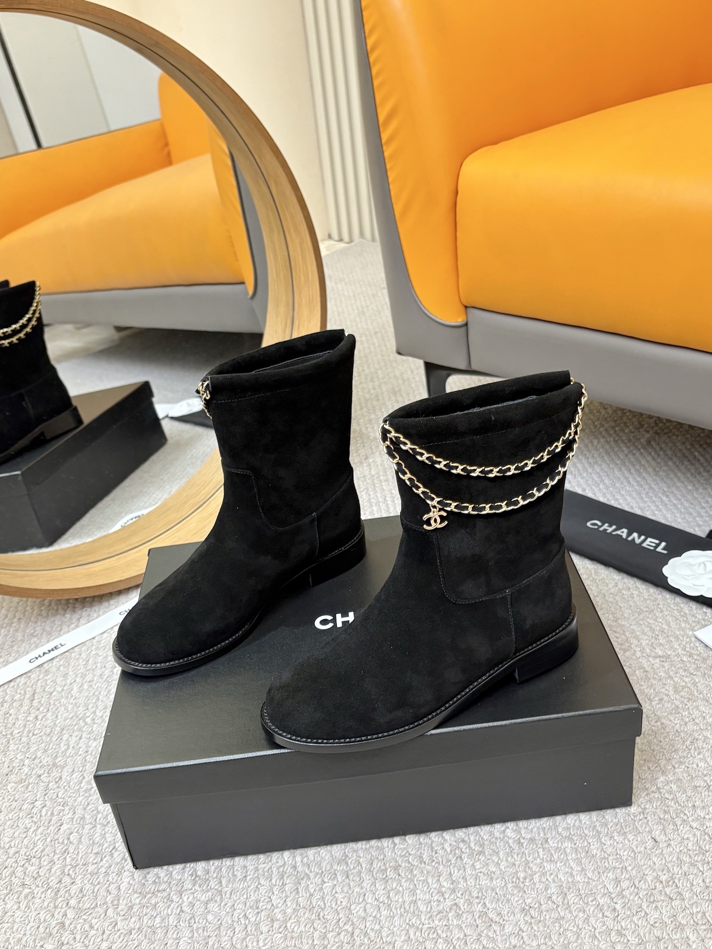 Chanel Rider Boots
