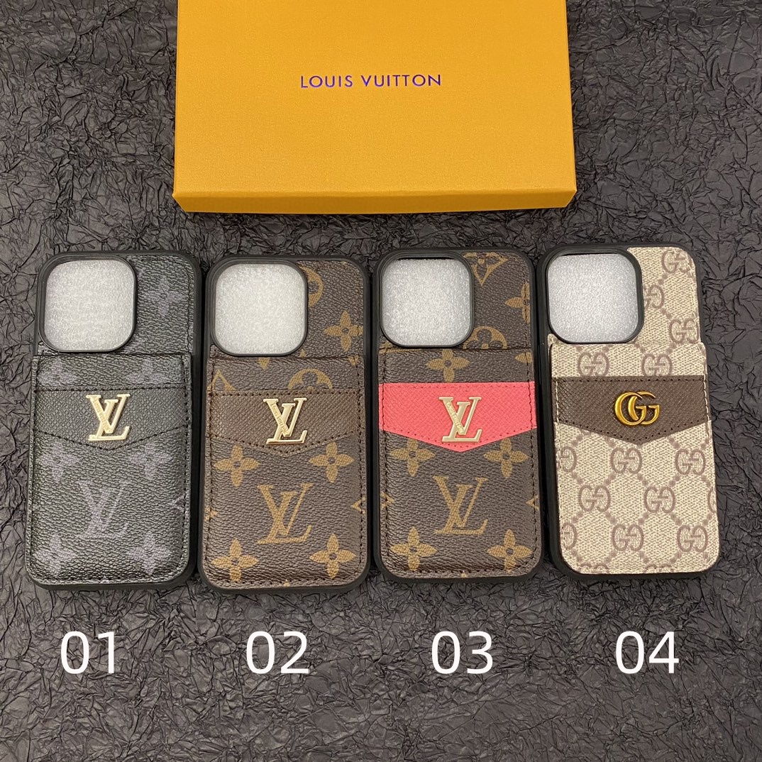 LV iPhone Card Holder Phone Case