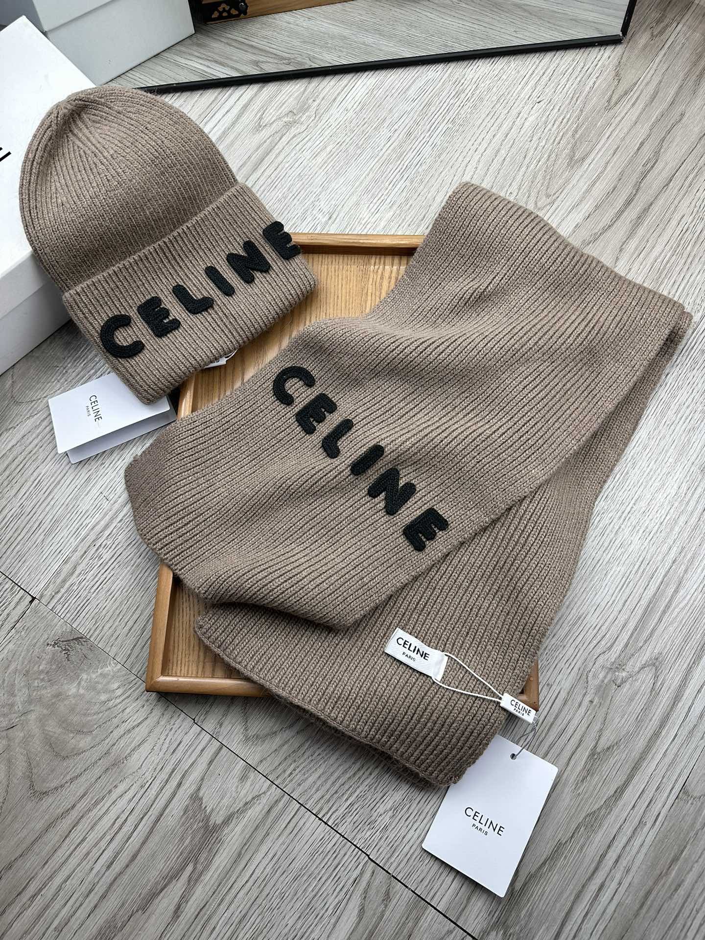 Celine Winter Hat + Scarf