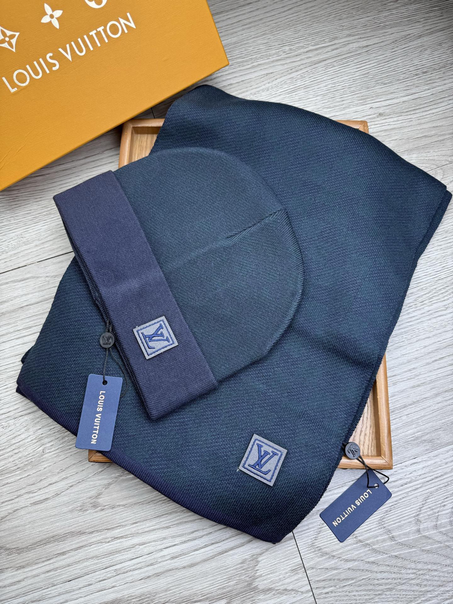 LV Winter Hat + Scarf