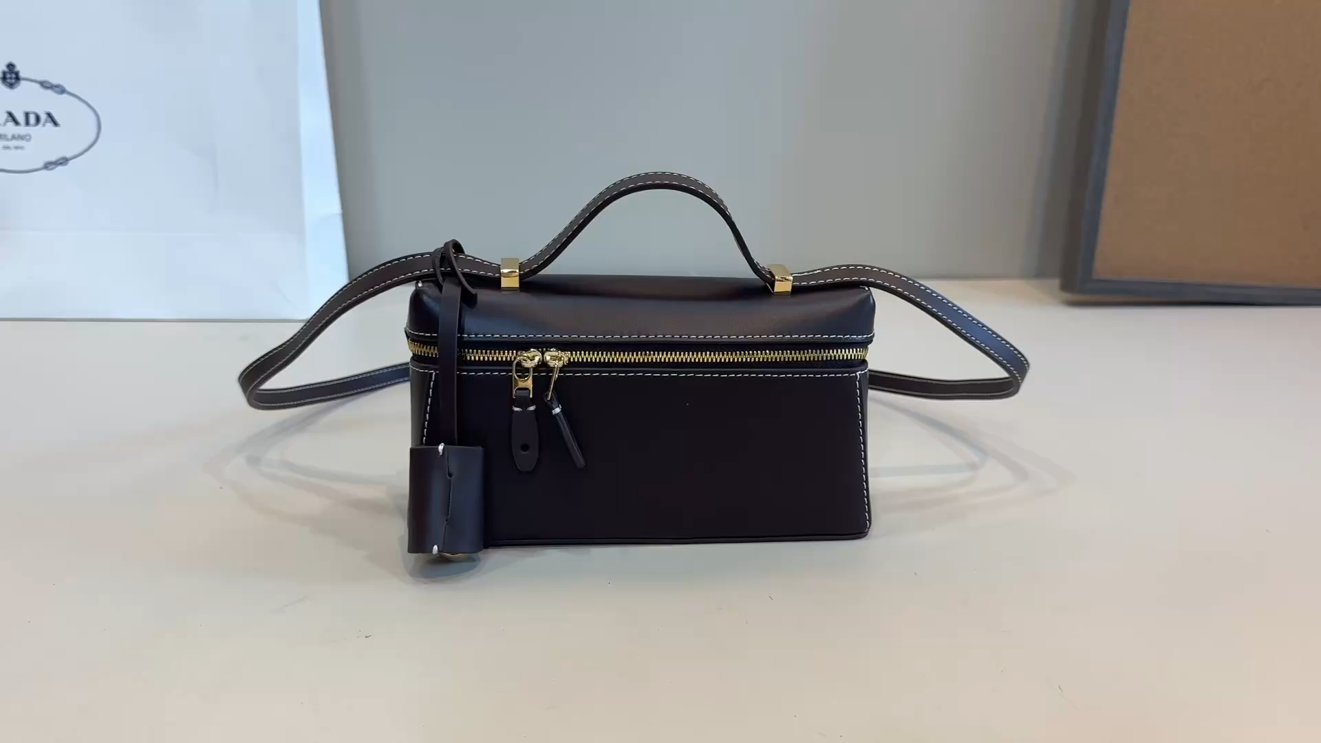 LORO PIANA Smooth Calfskin Extra Bag