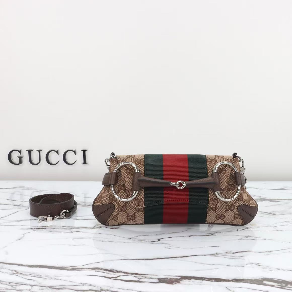 Gucci Horsebit Chain Shoulder Bag