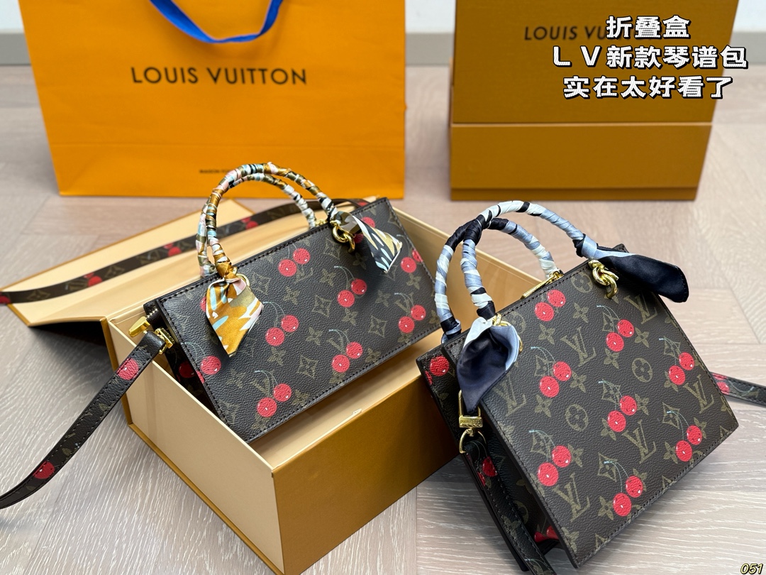 LV  Retro High-End Commuter Tote Bag