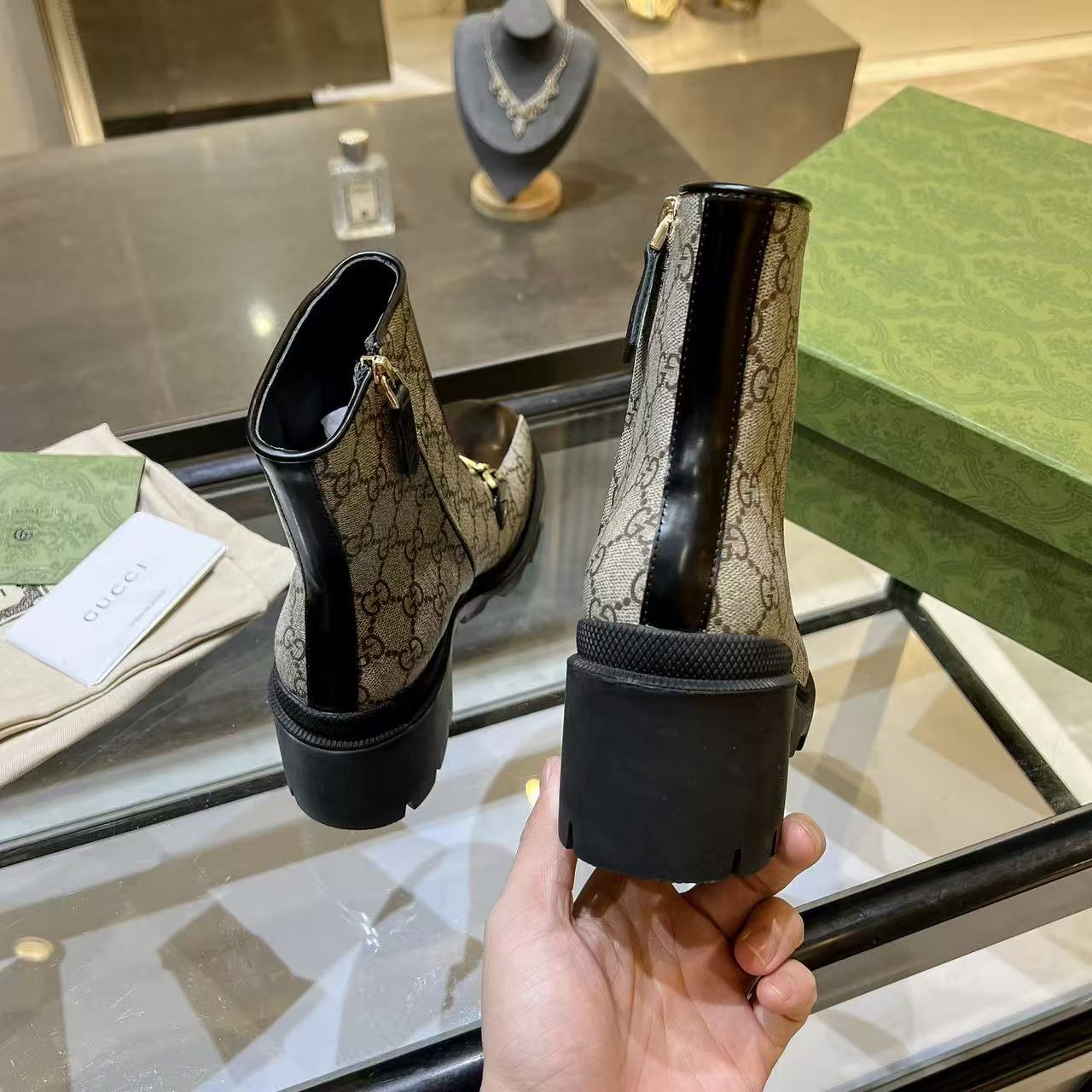 Gucci Horsebit Ankle Boot