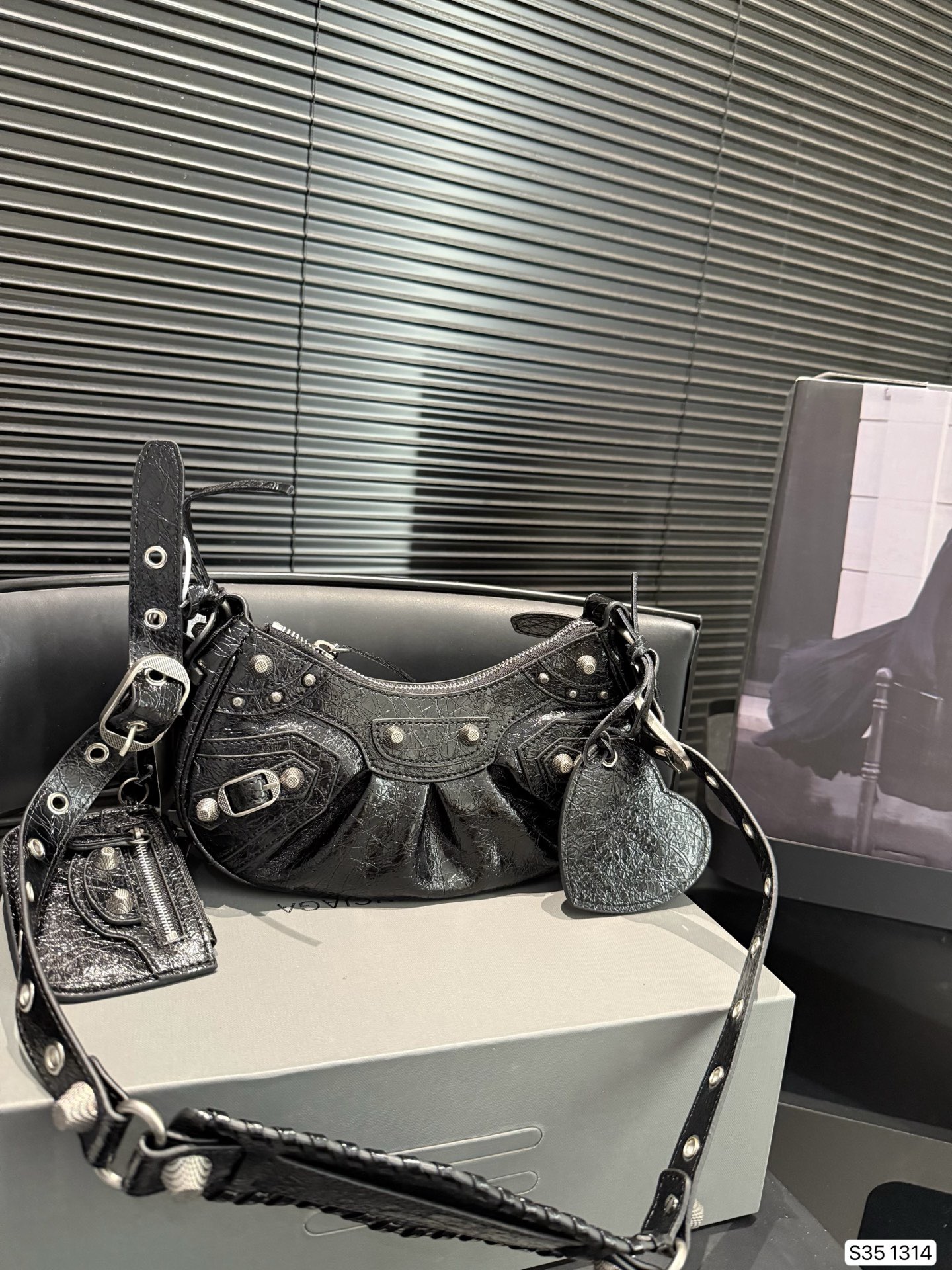 Balenciaga Half-Moon Underarm Bag