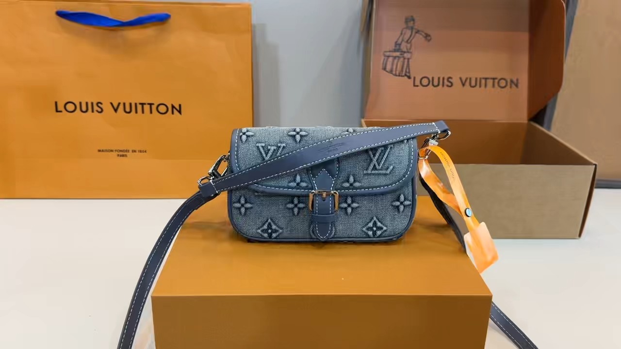 LV Baguette Denim Bag