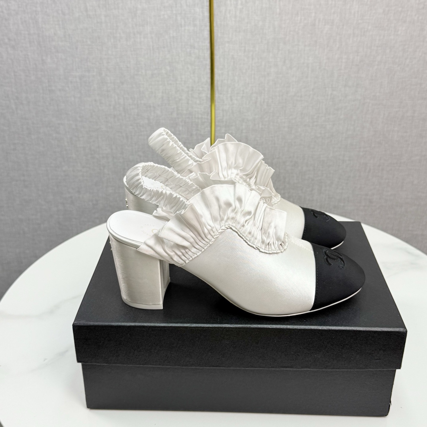 Chanel Chunky Heel Shoes