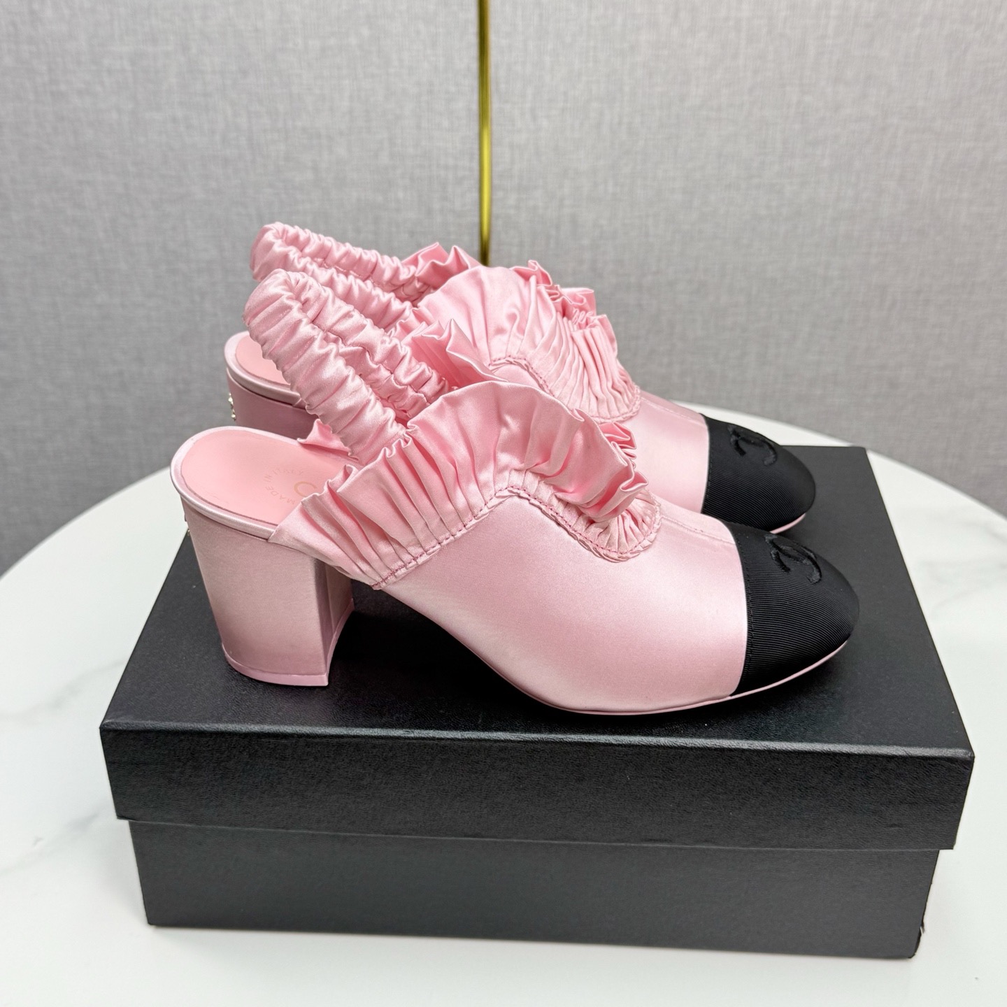 Chanel Chunky Heel Shoes