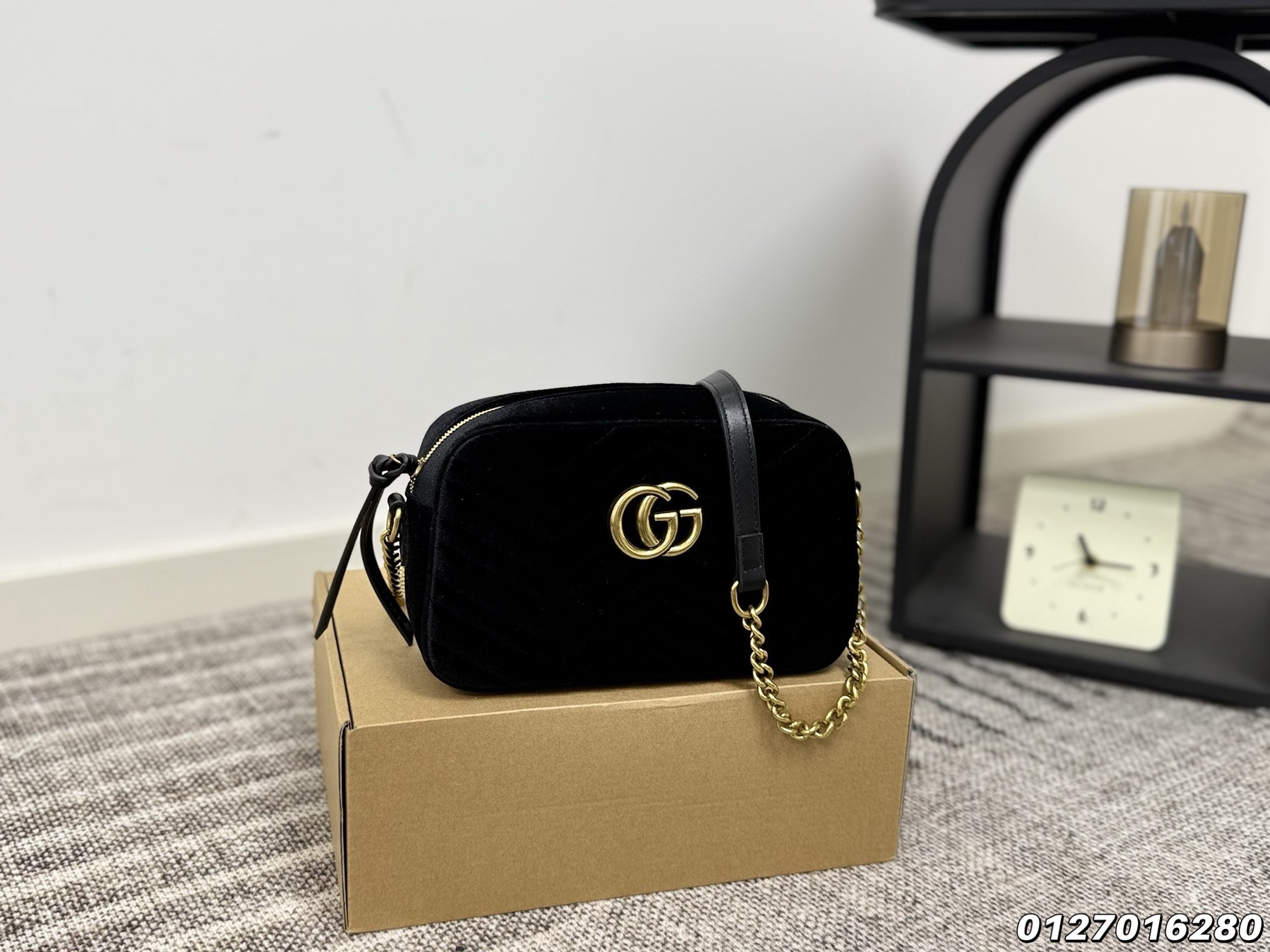 Gucci Velvet Camera Bag