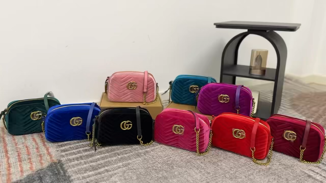 Gucci Velvet Camera Bag