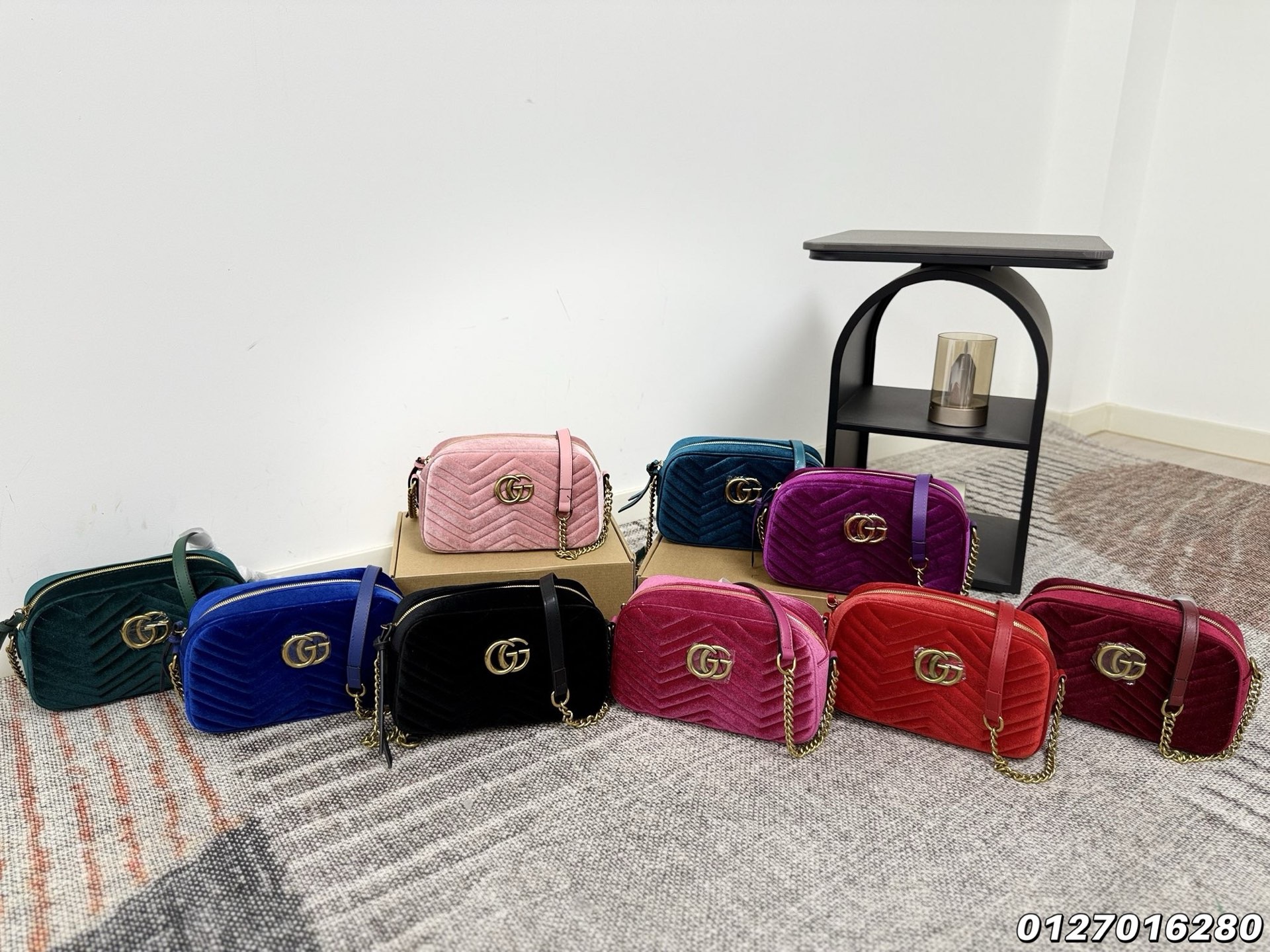 Gucci Velvet Camera Bag