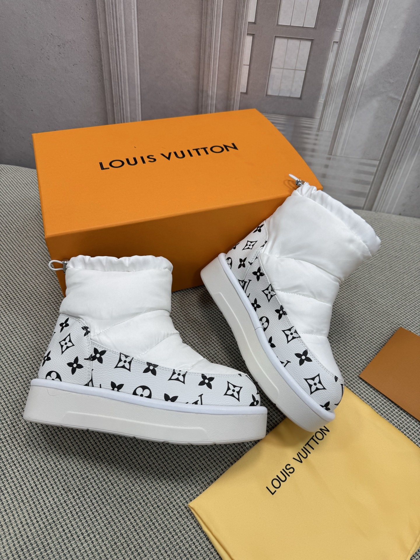 LV Down Snow Boots