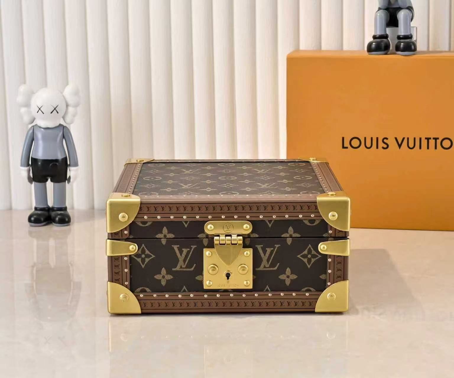 Lv Monogram Jewelry Box