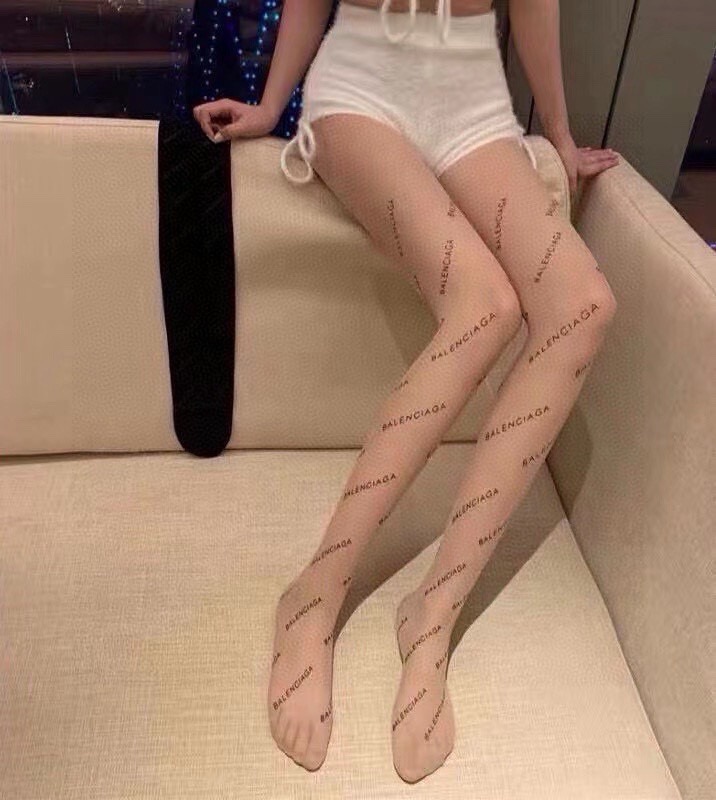 Balenciaga's Viral Letter-Printed Rubber Stockings