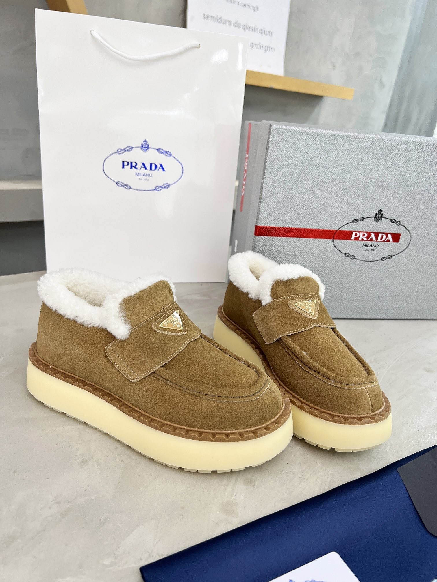 Prada Wool Shoes