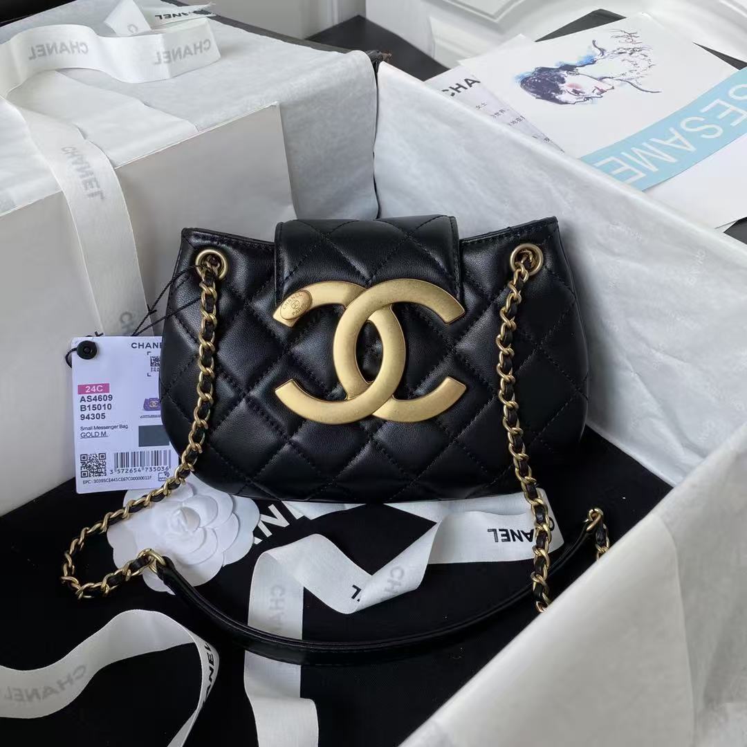 Chanel 24C Big Logo Hobo Bag