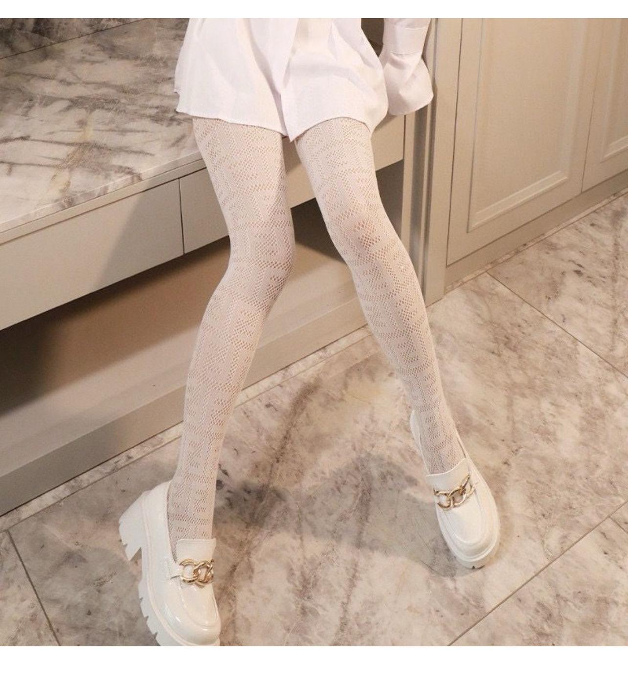 Fendi White Stockings