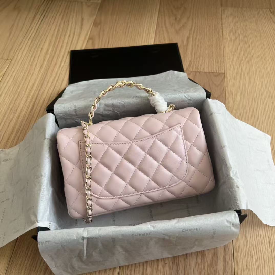 Chanel 23K CC Top Handle CF Mini Bag