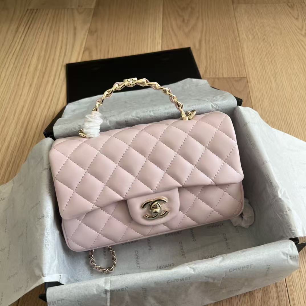 Chanel 23K CC Top Handle CF Mini Bag