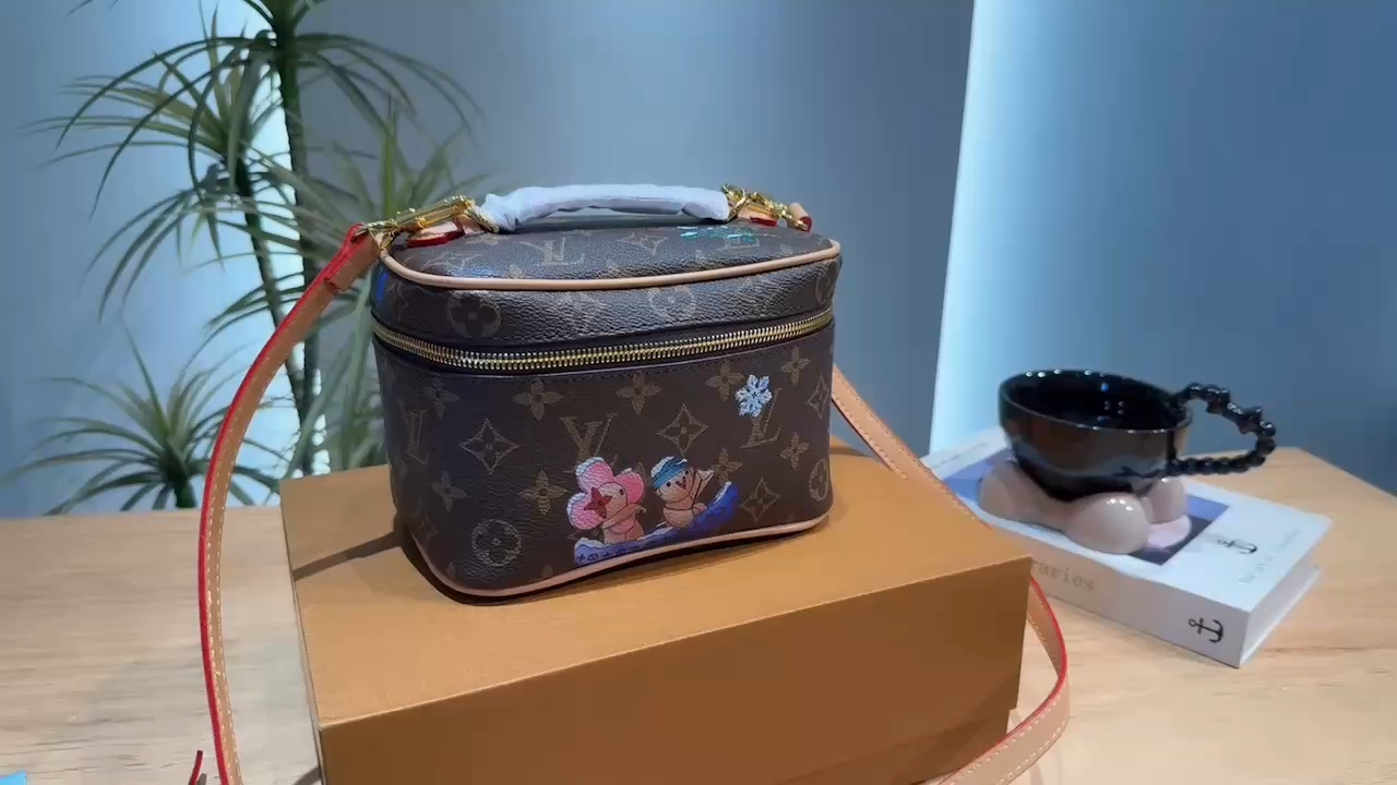 LV Cartoon Cosmetic Bag
