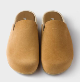 Prada Suede Mules
