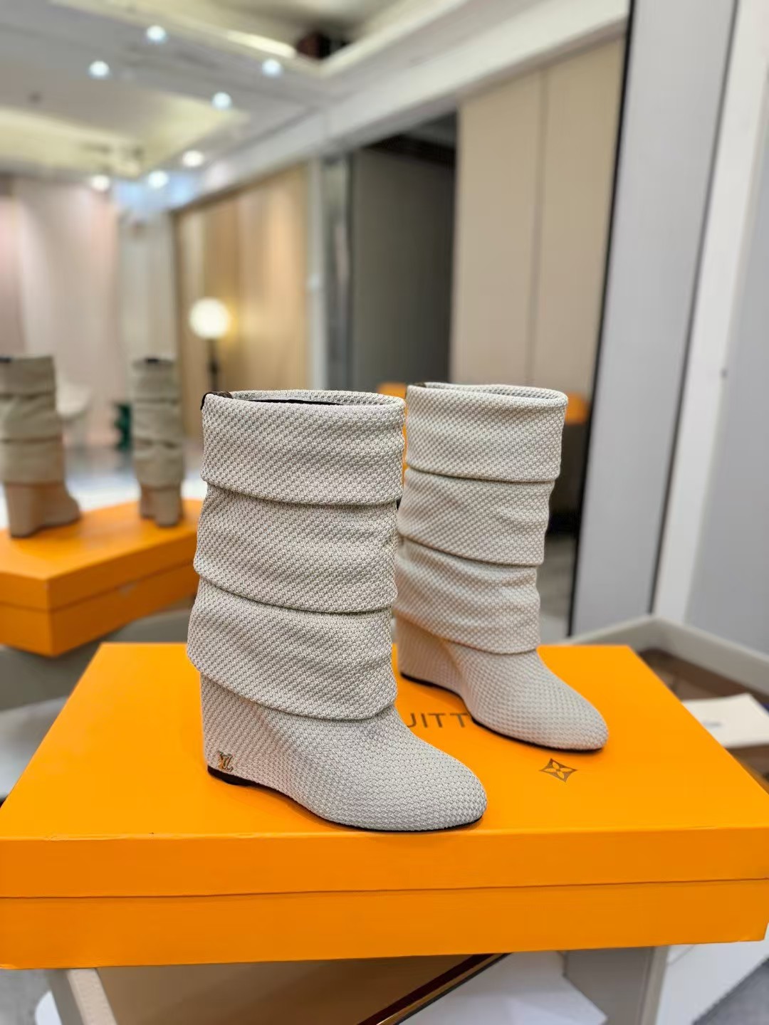LV Summe Knit Boots