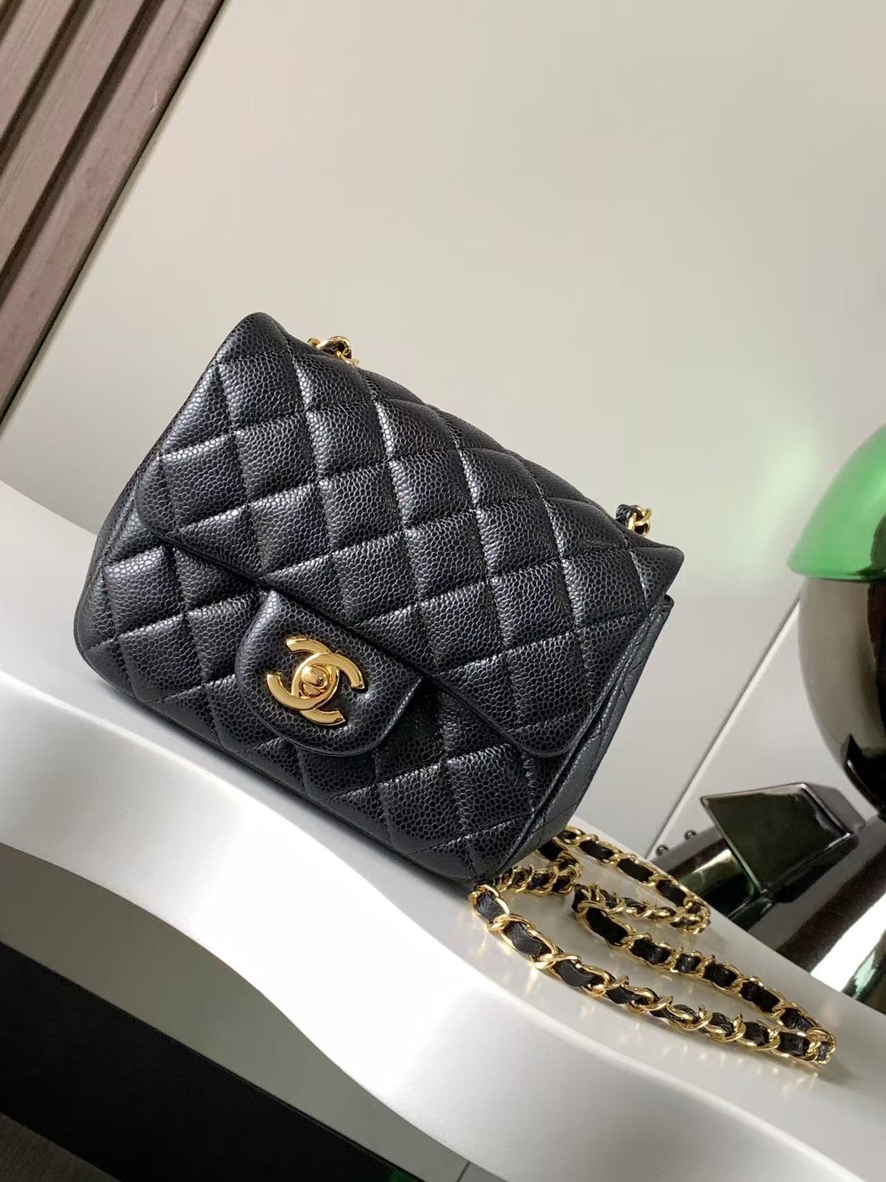 Chanel CF Caviar Bag 17