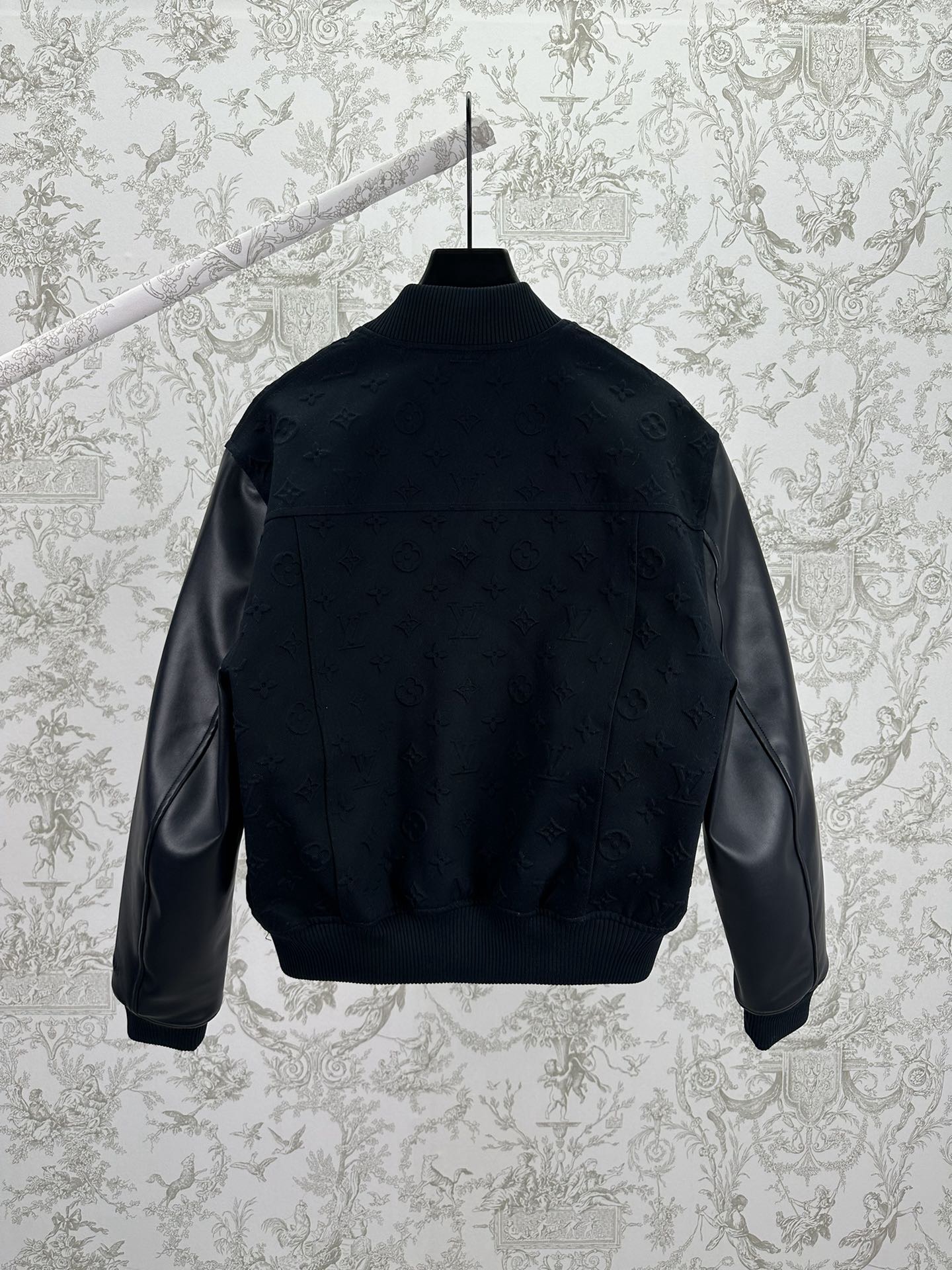 LV Embossed Monogram Cotton Varsity Jacket