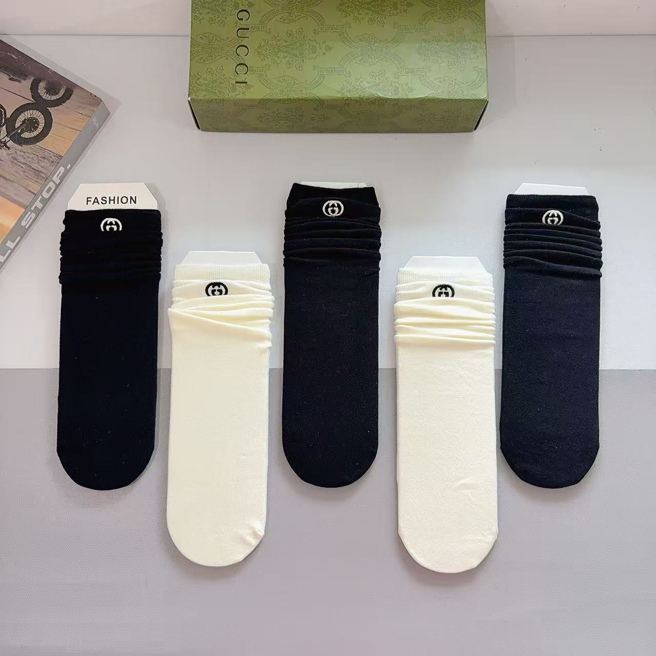 Gucci Socks [5 pairs per box]
