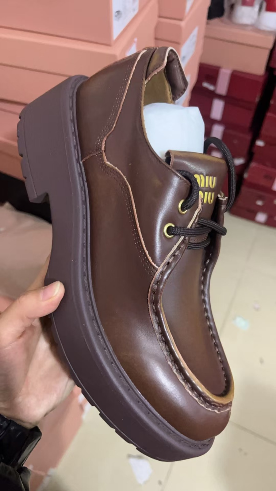 Miu Miu runway shoes