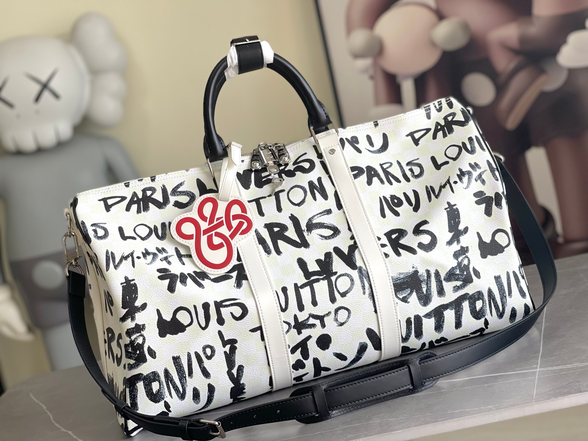 LV Keepall Bandoulière 50 Travel Bag